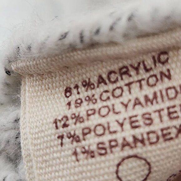 Hem & Thread Cable Knit Longline Cardigan in Gray - Size Large - Picture 8 of 8